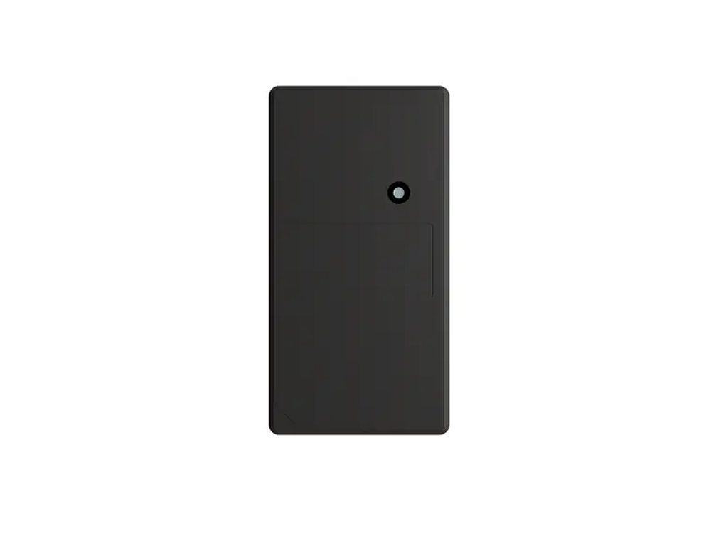 Asset Tracker LT face, showing the sensor window and the battery compartment seam