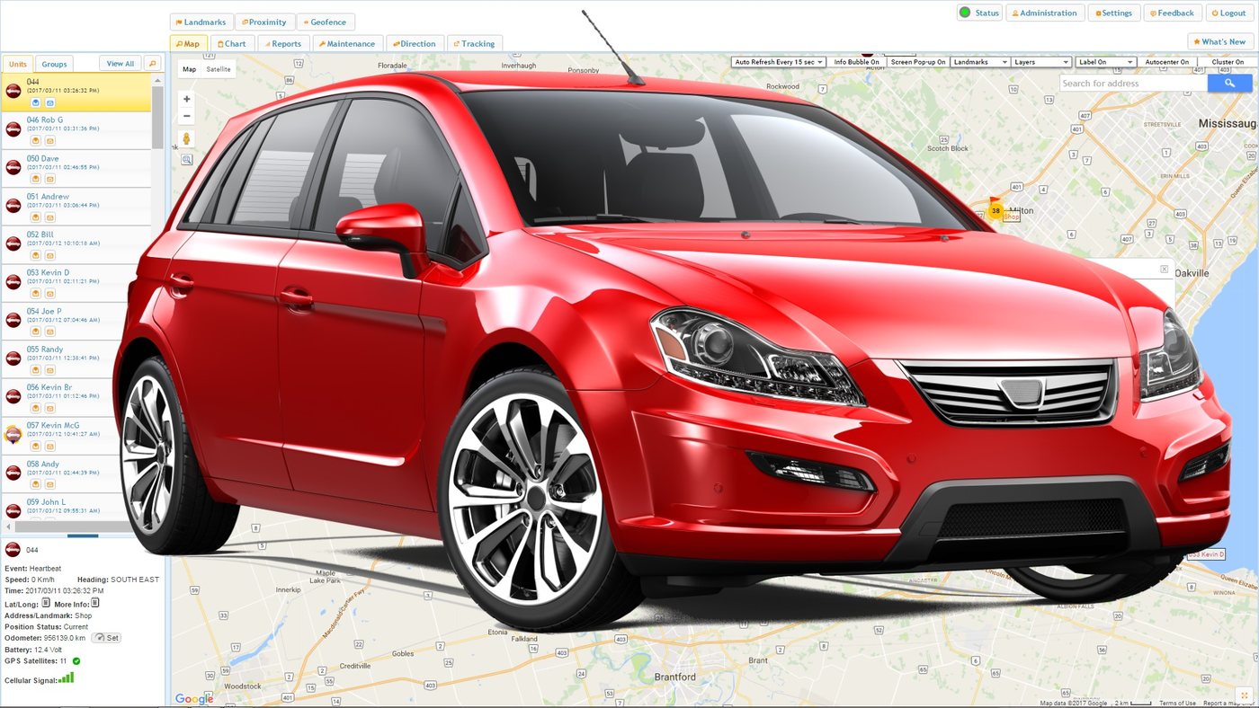 GPS Vehicle Tracking on the iTrackGPS platform